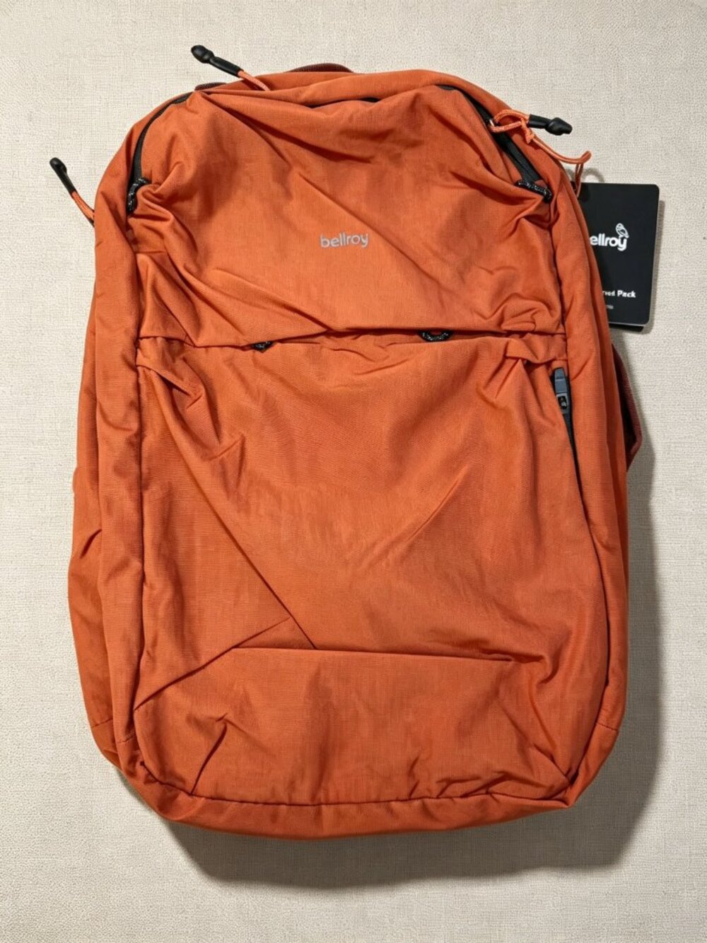 Bellroy 30L Travel Pack Backpack Rust Orange Carry On Laptop Backpack